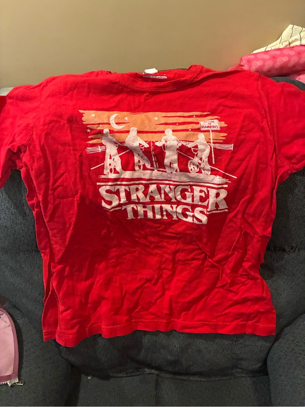 Red stranger things Graphic Tee